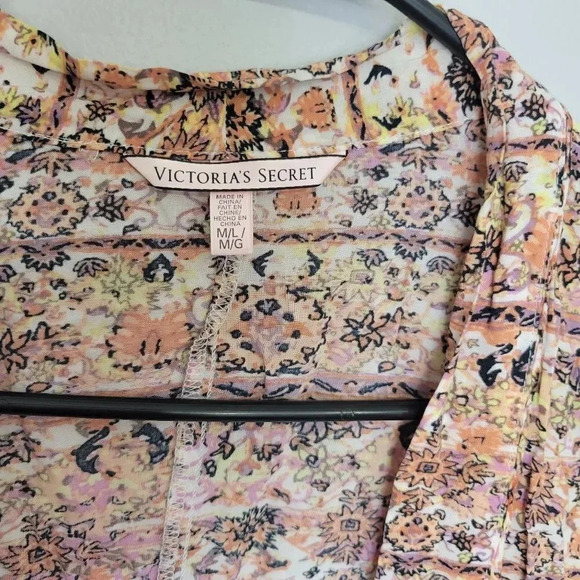 ‎Victoria's Secret Open-Front Print Cover-up Size M/L - Picture 5 of 7